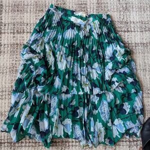 Maeve Floral Green Skirt